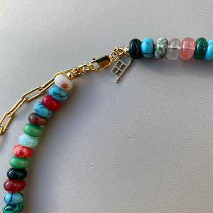 MIXED GEMSTONES – NECKLACE für Sommer & Leichtigkeit
