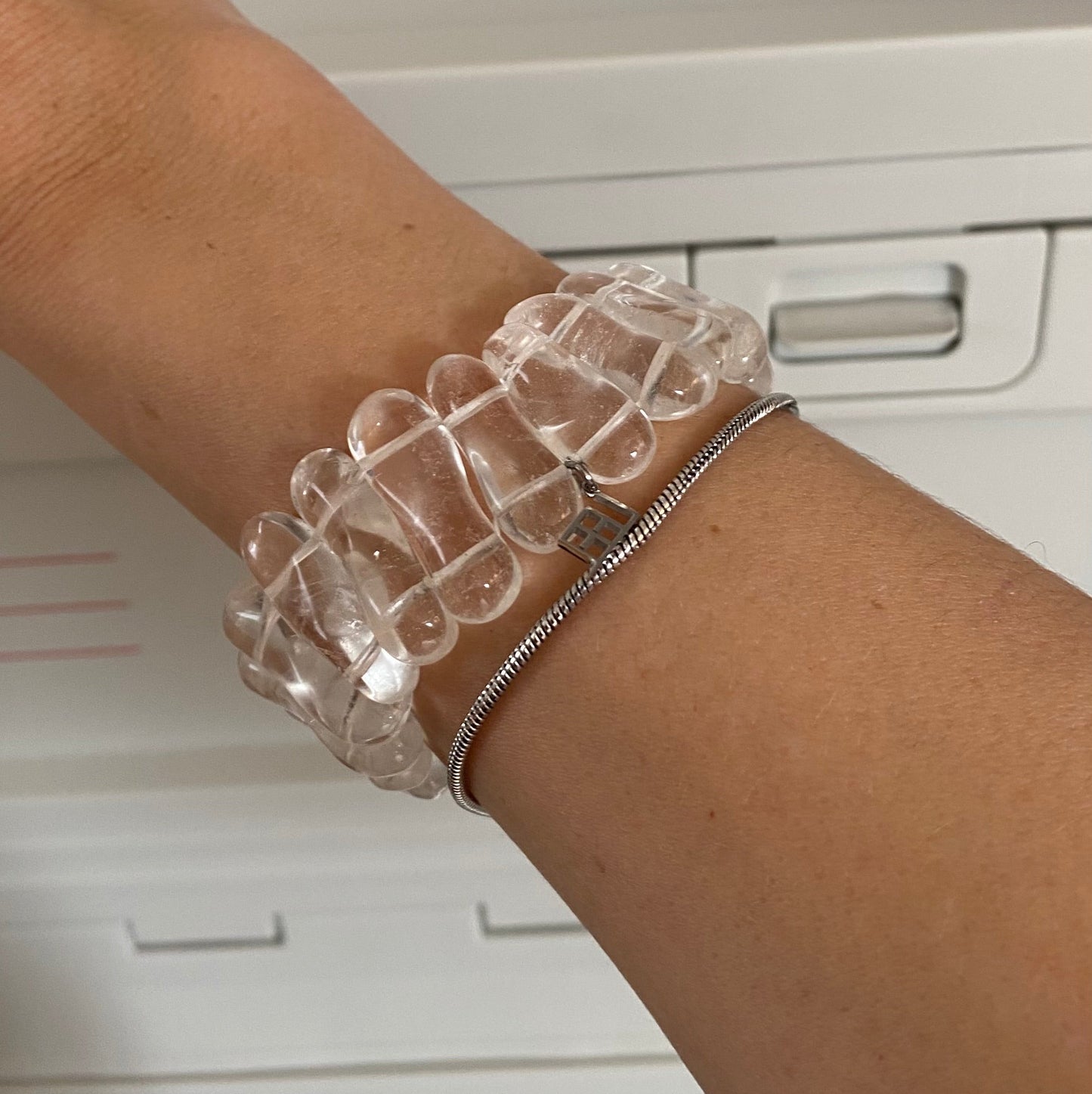 BERGKRISTALL ARMBAND – für Klarheit & Balance