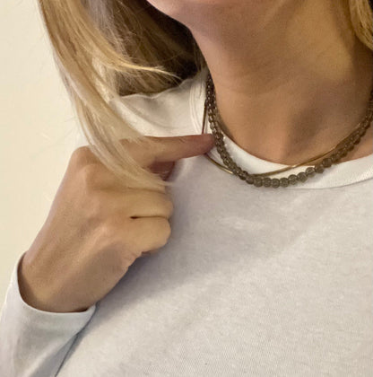 NEW YEAR RESET – RAUCHQUARZ NECKLACE