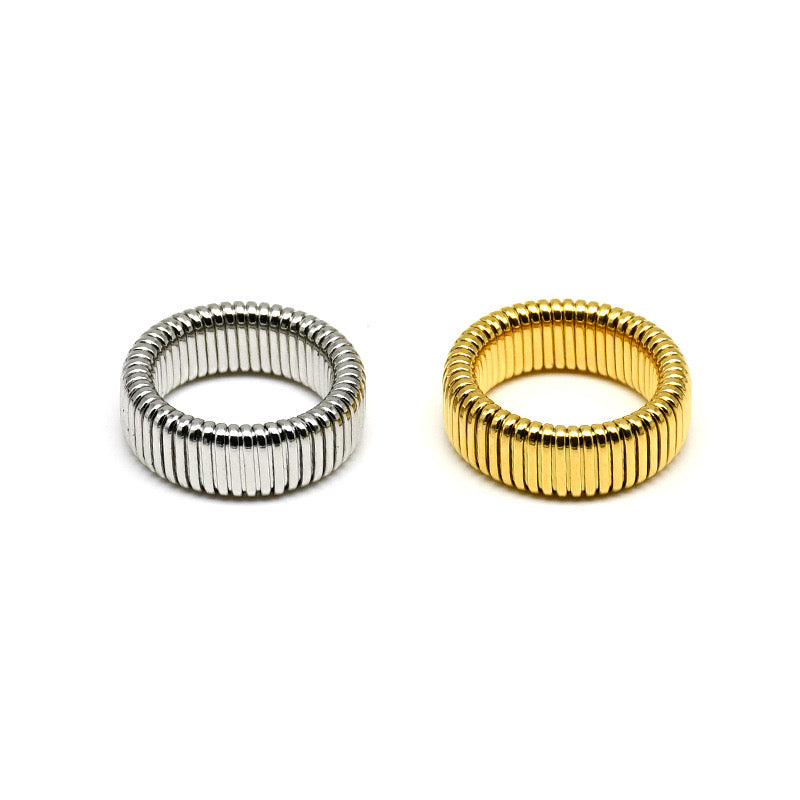BIG GROOVED RING