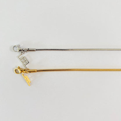 SQUARE SNAKE NECKLACE - Breite: 2,0 mm