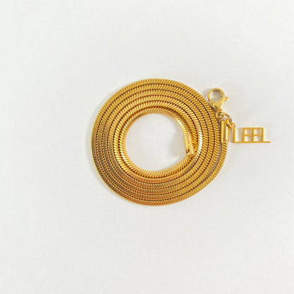 SQUARE SNAKE NECKLACE - Breite: 2,0 mm