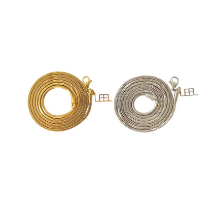 SQUARE SNAKE NECKLACE - Breite: 2,0 mm